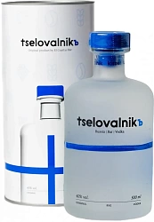 Водка особая Целовальник тубус 0.5